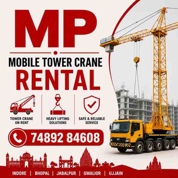 Mobile Tower Crane Rental in Madhya Pradesh
